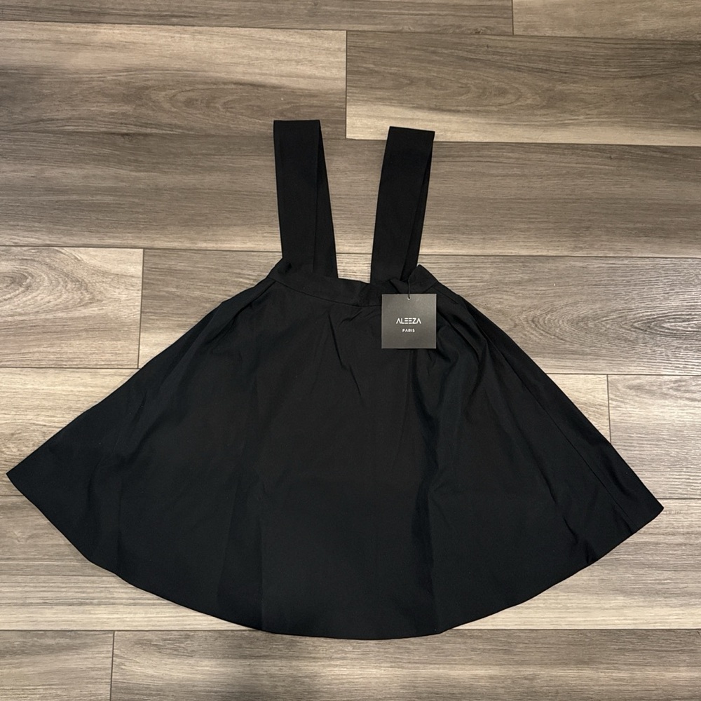 NWT Aleeza Paris Marci Jumper with Pockets and Suspenders 25” Skirt Size Small - Picture 3 of 7
